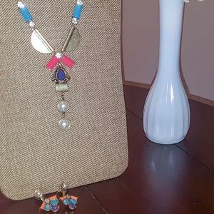 Pop Art Necklace and earring set